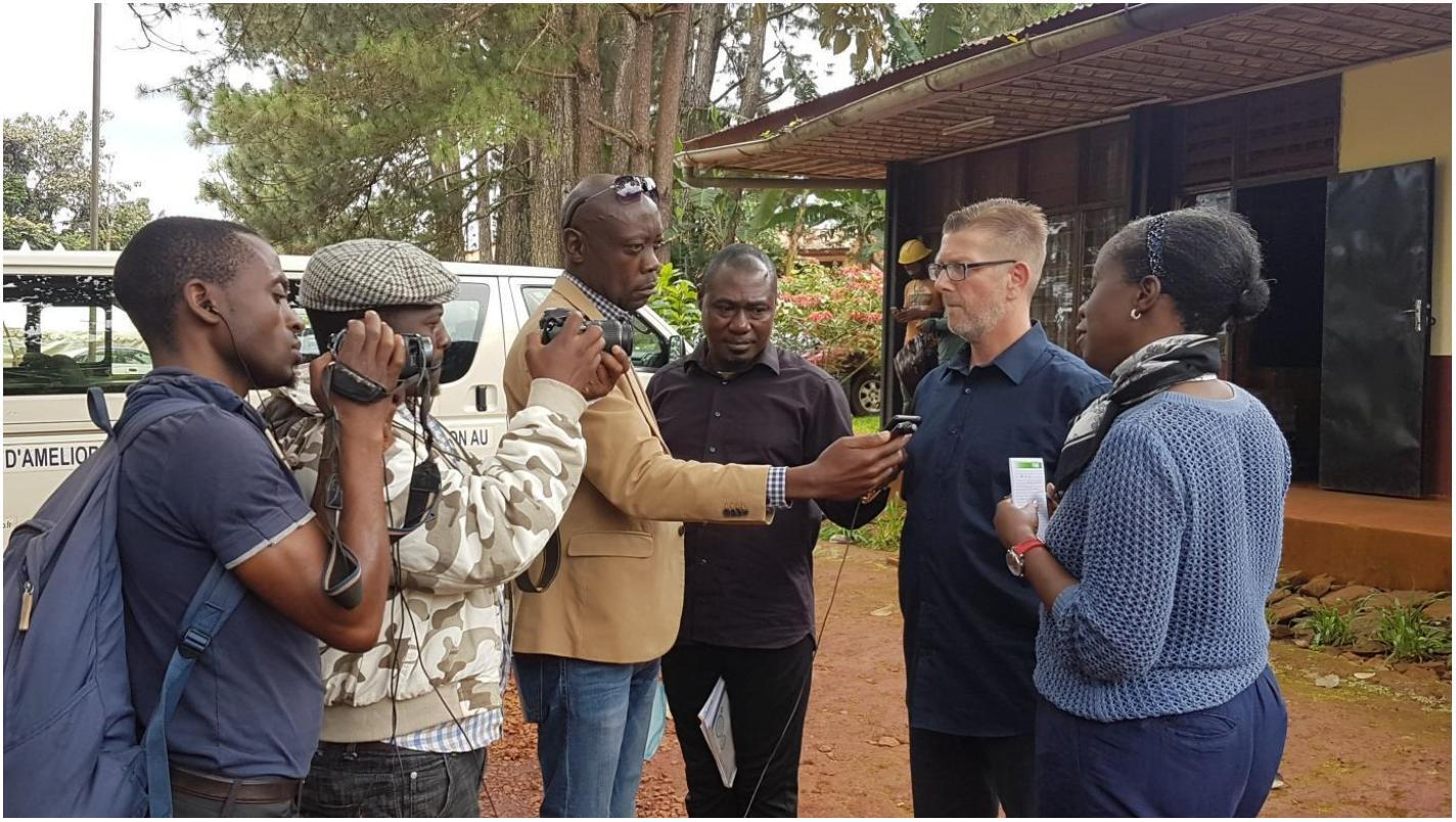  Presseinterview – Kurzzeit-Experte Köster in Kamerun am Rande des „Tag der offenen Tür beim CPF
